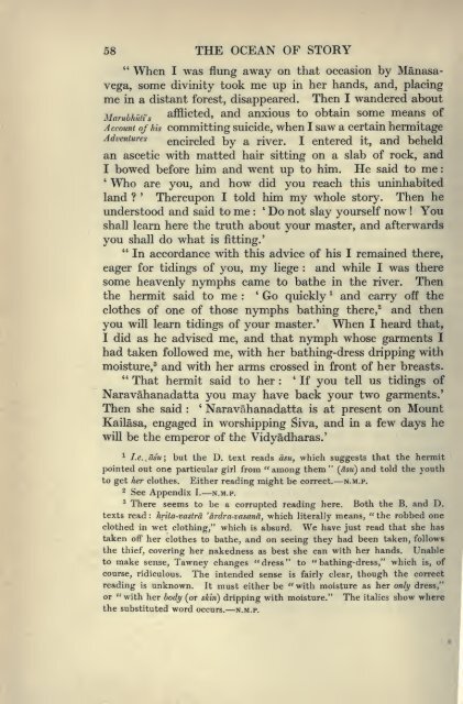 The ocean of story, being C.H. Tawney's translation of Somadeva's ...