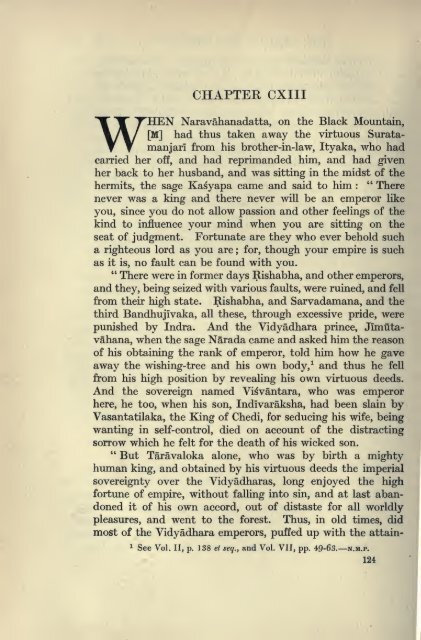 The ocean of story, being C.H. Tawney's translation of Somadeva's ...