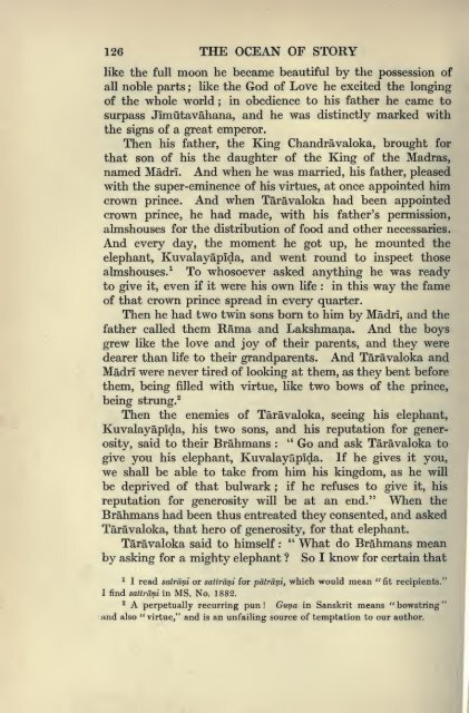 The ocean of story, being C.H. Tawney's translation of Somadeva's ...