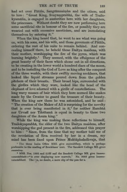 The ocean of story, being C.H. Tawney's translation of Somadeva's ...