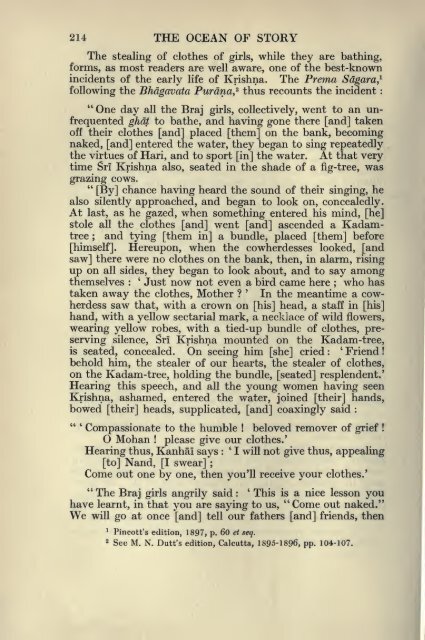 The ocean of story, being C.H. Tawney's translation of Somadeva's ...