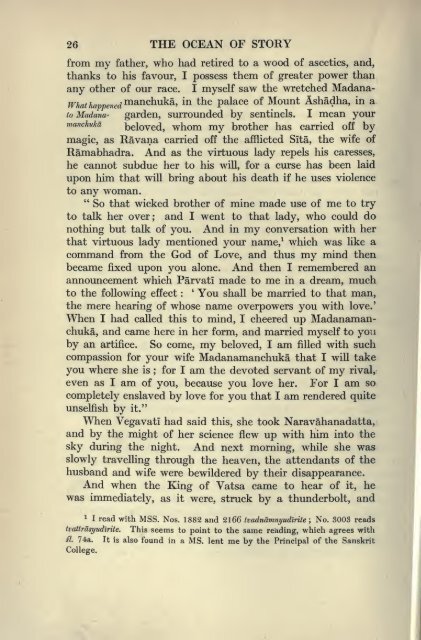 The ocean of story, being C.H. Tawney's translation of Somadeva's ...