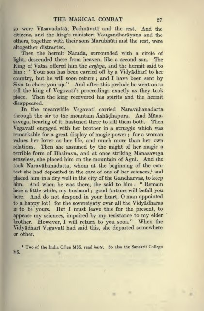 The ocean of story, being C.H. Tawney's translation of Somadeva's ...