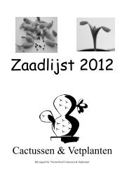 Zaadlijst 2012 tekst corr.pages - Cactussen & Vetplanten