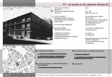 11 via L.Ariosto 25 - pagina di avviso - Sapienza