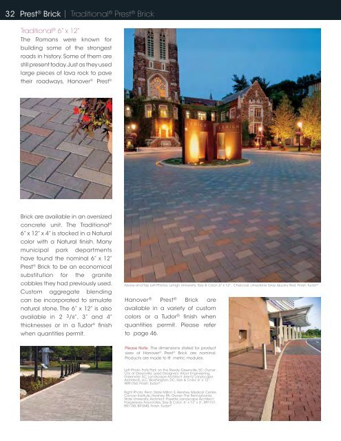 Hanover® Architectural Products | Architectural Prest® Concrete Brick