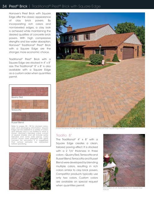 Hanover® Architectural Products | Architectural Prest® Concrete Brick