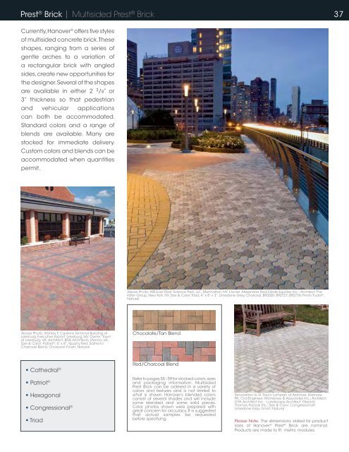 Hanover® Architectural Products | Architectural Prest® Concrete Brick