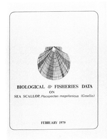 Biological and fisheries data on sea scallop, Placopecten