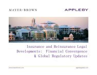 Appleby Mayer Brown Insurance Presentation