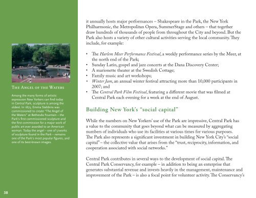 Valuing Central Park's Contributions to New York City's ... - Appleseed