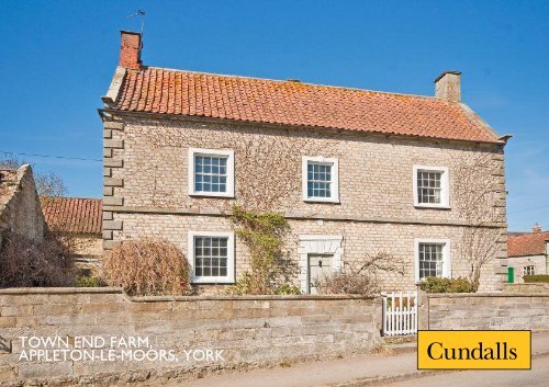 TOWN END FARM, APPLETON-LE-MOORS, YORK - Cundalls