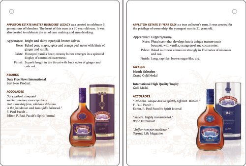 to Download Appleton Estate Cocktail Recipes from ... - Astaphans