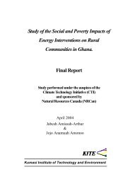 Study Report on Energy Interventions - Resource Saver