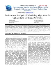 Performance Analysis of Scheduling Algorithms In Optical Burst ...