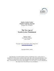 The New Age of Scarlet-Letter Punishment - New York Law School