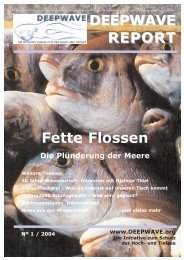 Fette Flossen REPORT DEEPWAVE - von Deepwave eV