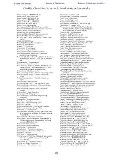 Checklist of