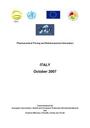 PPRI Pharma Profile Italy 2007 - WHO Collaborating Centre for ...