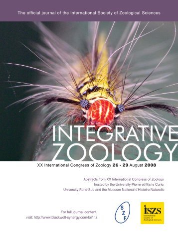 CONTENT - International Society of Zoological Sciences