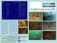 Strangford Lough Survey 2005 - Seasearch