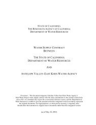 WATER SUPPLY CONTRACT BETWEEN THE STATE OF ...