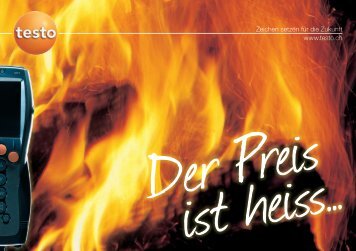 Zeichen setzen für die Zukunft www.testo.ch - Testo AG
