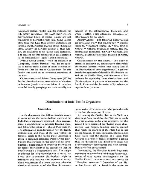 Pacific Plate Biogeography, with Special Reference to Shorefishes