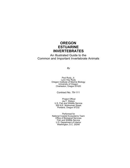 oregon-estuarine-invertebrates-state-employee-information-center