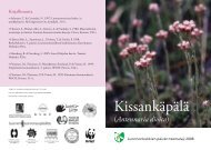 Kissankäpälä - Suomen luonnonsuojeluliitto