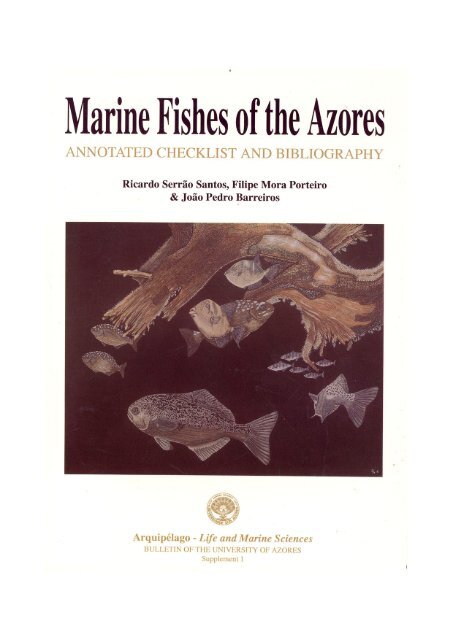 Marine fishes of the Azores - Repositório da Universidade dos Açores