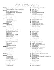 SF State Sierra Nevada Field Campus Regional Plant List