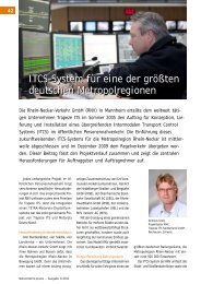 ITCS-System für eine der grössten deutschen - Trapeze