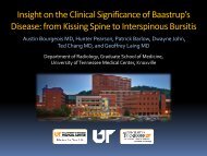 Insight on the Clinical Significance of Baastrup's Disease: from ...