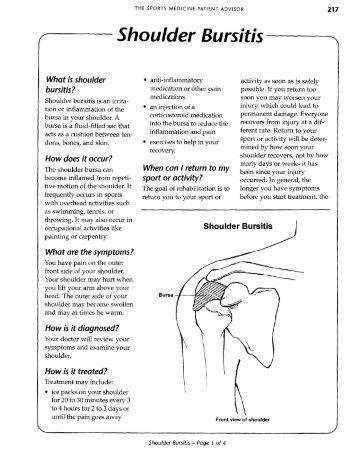 Bicipitoradial bursitis