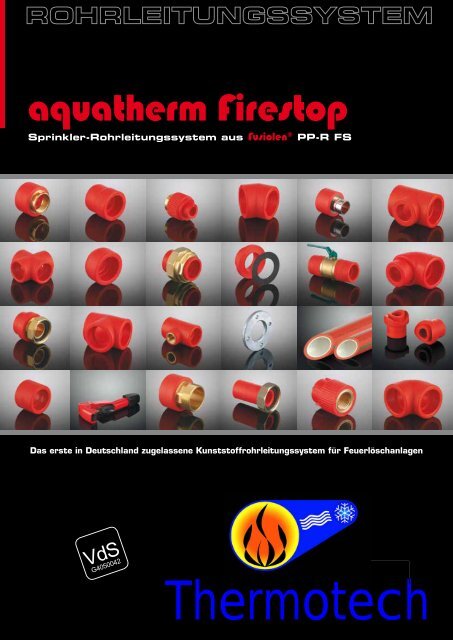 aquatherm firestop- Rohrleitungssystems - Thermotech