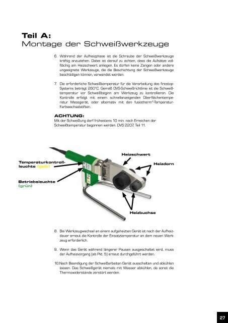 aquatherm firestop- Rohrleitungssystems - Thermotech