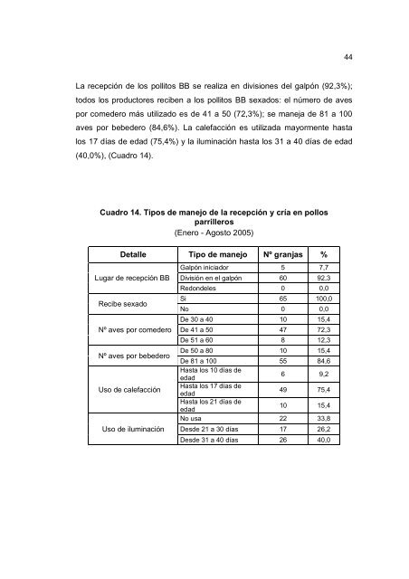 “DIAGNÓSTICO DE LA PRODUCCIÓN DE POLLO PARRILLERO ...