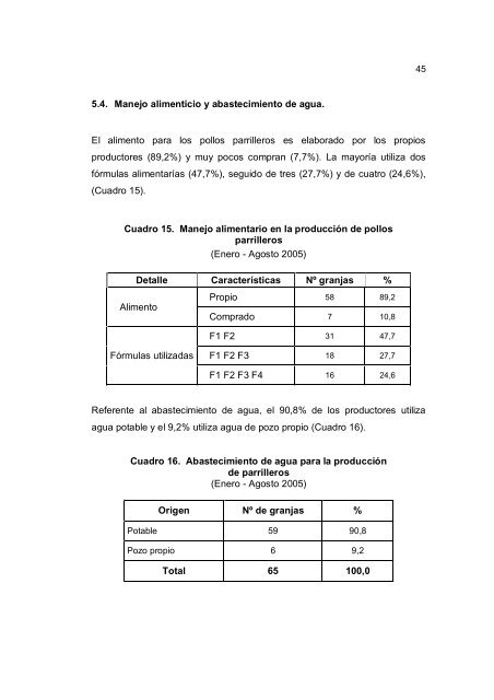 “DIAGNÓSTICO DE LA PRODUCCIÓN DE POLLO PARRILLERO ...