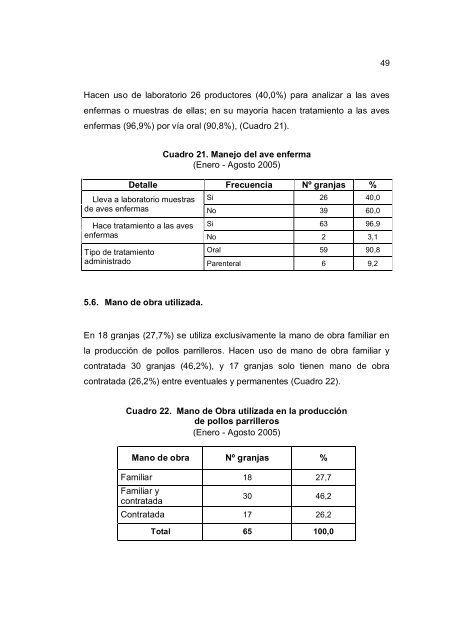 “DIAGNÓSTICO DE LA PRODUCCIÓN DE POLLO PARRILLERO ...