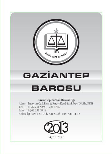 GAZ‹ANTEP BAROSU - Türkiye Barolar Birliği