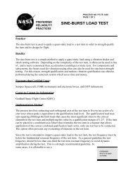 SINE-BURST LOAD TEST