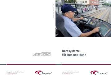 Bordsysteme für Bus und Bahn - Trapeze