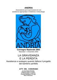 la gravidanza e la perdita - Associazione Andria