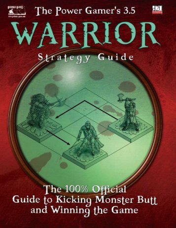 Power Gamer's 3.5 Warrior Strategy Guide - Goodman Games