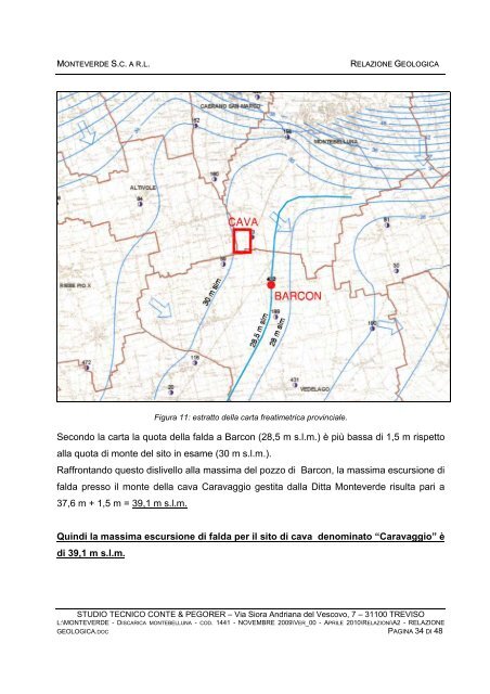 MONTEVERDE S.C. a R.L. - Provincia di Treviso