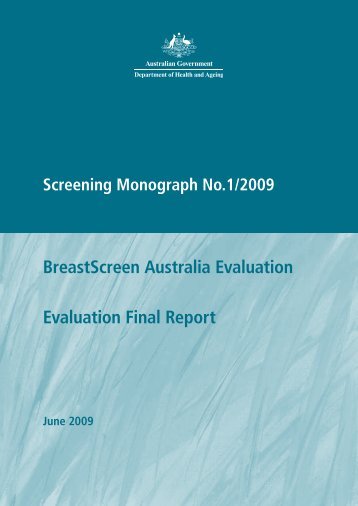 Evaluation Final Report - Cancerscreening.gov.au