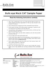 Download Sample Paper - Bulls Eye