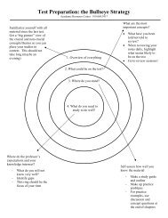 The bullseye strategy - home - uri=web.duke - Duke University