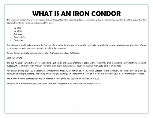 Bullshit Free Guide to Iron Condors - Options trading IQ